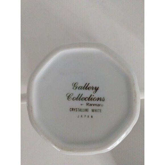 Gallery Collections By Ranmaru Crystalline White Made In Japan Cream & Sugar Set - Picture 5 of 7